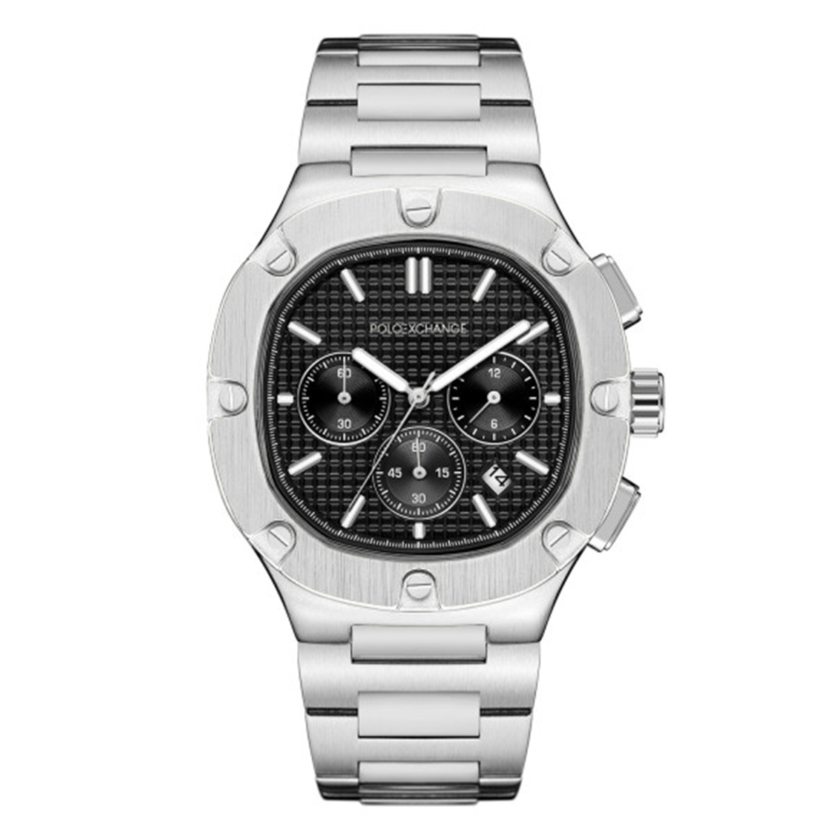MONTRE POLOEXCHANGE HOMME M.FONCTION ACIER
